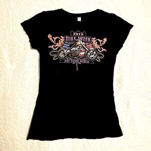 Daytona Beach Bike Week Glitter Shirt